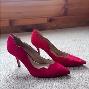 Elegant Red Women's Heels